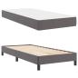 Preview: Bett Sonstiges Grau 100 x 200 cm Kunstleder