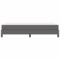 Preview: Bett Sonstiges Grau 100 x 200 cm Kunstleder