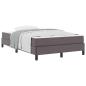Preview: Bett Sonstiges Grau 120 x 200 cm Kunstleder