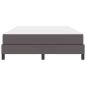 Preview: Bett Sonstiges Grau 140 x 190 cm Kunstleder