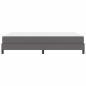 Preview: Bett Sonstiges Grau 140 x 190 cm Kunstleder