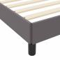 Preview: Bett Sonstiges Grau 140 x 190 cm Kunstleder