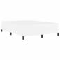 Preview: Bett Sonstiges Reinweiß 160 x 200 cm Kunstleder
