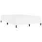 Preview: Bett Sonstiges Reinweiß 160 x 200 cm Kunstleder