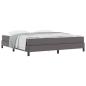 Preview: Bett Sonstiges Grau 180 x 200 cm Kunstleder