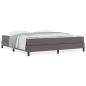 Preview: Bett Sonstiges Grau 180 x 200 cm Kunstleder