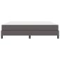 Preview: Bett Sonstiges Grau 180 x 200 cm Kunstleder