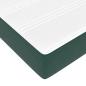 Preview: Boxspringbett mit Matratze Dunkelgrün 80 x 200 cm Samt