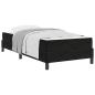 Preview: Boxspringbett mit Matratze Schwarz 90 x 190 cm Samt