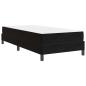Preview: Boxspringbett mit Matratze Schwarz 90 x 190 cm Samt