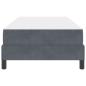 Preview: Boxspringbett mit Matratze Dunkelgrau 90 x 200 cm Samt