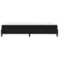 Preview: Boxspringbett mit Matratze Schwarz 120 x 190 cm Samt