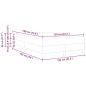 Preview: Boxspringbett mit Matratze Rosa 120 x 190 cm Samt
