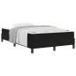 Preview: Boxspringbett mit Matratze Schwarz 120 x 200 cm Samt