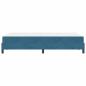 Preview: Boxspringbett mit Matratze Dunkelblau 120 x 200 cm Samt