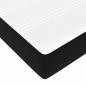Preview: Boxspringbett mit Matratze Schwarz 140 x 190 cm Samt