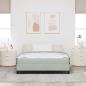 Preview: Boxspringbett mit Matratze Hellgrau 140 x 200 cm Samt