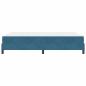 Preview: Boxspringbett mit Matratze Dunkelblau 140 x 200 cm Samt