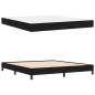 Preview: Boxspringbett mit Matratze Schwarz 180 x 200 cm Samt