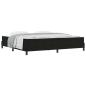 Preview: Boxspringbett mit Matratze Schwarz 200 x 200 cm Samt