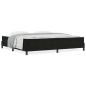 Preview: Boxspringbett mit Matratze Schwarz 200 x 200 cm Samt