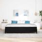 Preview: Boxspringbett mit Matratze Schwarz 200 x 200 cm Samt