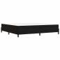 Preview: Boxspringbett mit Matratze Schwarz 200 x 200 cm Samt