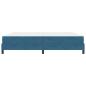 Preview: Boxspringbett mit Matratze Dunkelblau 200 x 200 cm Samt