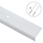 Preview: Treppe Nosing 30 pcs Silber 67 cm Aluminium