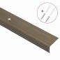 Preview: Treppe Nosing 30 pcs Braun 67 cm Aluminium