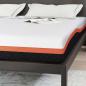 Preview: Matratzen Weiß, Grau 200 x 200 cm 100% Polyester Jacquardstoff