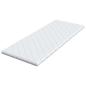Preview: Matratzenpads Weiß 70 x 200 cm Nicht klebendes Polyester