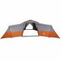 Preview: Zelt Grau und Orange Groß Polyester und Fiberglas