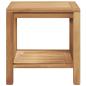 Preview: Couchtisch Braun 45 x 45 x 45 cm Massives Teakholz
