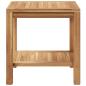 Preview: Couchtisch Braun 45 x 45 x 45 cm Massives Teakholz