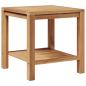 Preview: Couchtisch Braun 45 x 45 x 45 cm Massives Teakholz