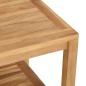 Preview: Couchtisch Braun 45 x 45 x 45 cm Massives Teakholz