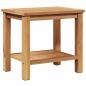 Preview: Couchtisch Braun 50 x 35 x 45 cm Massives Teakholz