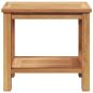 Preview: Couchtisch Braun 50 x 35 x 45 cm Massives Teakholz