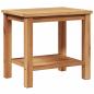 Preview: Couchtisch Braun 50 x 35 x 45 cm Massives Teakholz