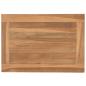 Preview: Couchtisch Braun 50 x 35 x 45 cm Massives Teakholz