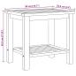 Preview: Couchtisch Braun 50 x 35 x 45 cm Massives Teakholz
