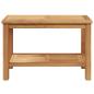 Preview: Couchtisch Braun 70 x 40 x 45 cm Massives Teakholz