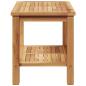 Preview: Couchtisch Braun 70 x 40 x 45 cm Massives Teakholz