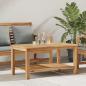 Preview: ARDEBO.de - Couchtisch Braun 90 x 50 x 45 cm Massives Teakholz