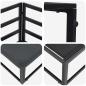 Preview: Gartenmöbel-Sets mit Kissen mit Kissen 3 pcs Schwarz und Anthrazit