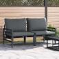 Preview: ARDEBO.de - Gartenmöbel-Sets mit Kissen mit Kissen 2 pcs Anthrazit