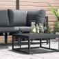 Preview: ARDEBO.de - Gartenmöbel-Sets Anthrazit Stahl