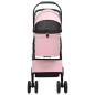 Preview: Faltbarer Haustierwagen Rosa 81 x 47 x 99 cm Oxford Stoff