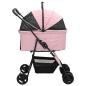 Preview: Faltbarer Haustierwagen Rosa 81 x 47 x 99 cm Oxford Stoff